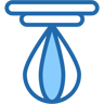 punching bag two color icon