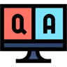 qa lineal color icon