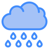 雨 双色 图标