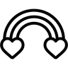 彩虹 线条 图标
