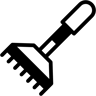 耙 双色调 图标