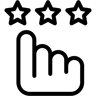 рейтинг линия иконка