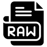 raw file filled icon
