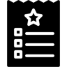 receipt filled icon