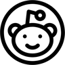 Reddit 线条 图标