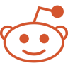reddit düz simge