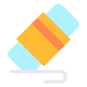 borrador plano icono