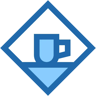 rest area two color icon