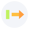 右矢印 フラット アイコン