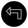 left arrow filled icon
