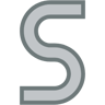 S two color icon