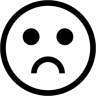 sad emoji duotone icon