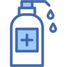 hand sanitizer two color icon