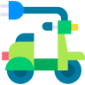 电动滑板车 扁平 图标