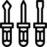 螺丝刀 线条 图标