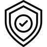 安全 线条 图标