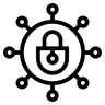 安全 线条 图标