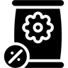种子袋 填充 图标