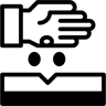 hand duotone icon