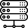 Server linie Icon