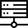服务器 线条 图标