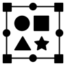 forme geometriche pieno icona
