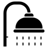 Dusche gefüllt Icon