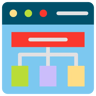 sitemap flat icon