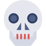 Schädel flach Icon