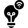 ضوء ذكي مملوءة أيقونة