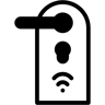 smart lock duotone icon