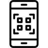 الهاتف الذكي خط أيقونة