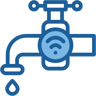 smart tap two color icon