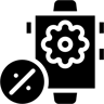 ساعة ذكية مملوءة أيقونة