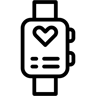 ساعة ذكية خط أيقونة