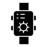 ساعة ذكية مملوءة أيقونة