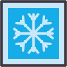 雪 フラット アイコン