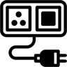 douille duo-ton icône