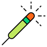 sparkle lineal color icon