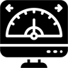 speedometer filled icon