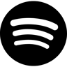 Spotify-App gefüllt Icon