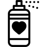 喷漆 双色调 图标
