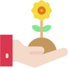 sprout flat icon