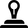 stamp filled icon