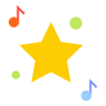 星星 扁平 图标