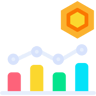 blockchain flat icon