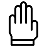 знак остановки линия иконка