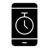stopwatch app filled icon
