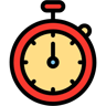 stopwatch lineal color icon