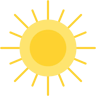太阳 扁平 图标